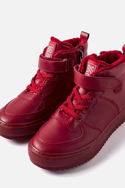 Rode winterankle boots, „Big Star...