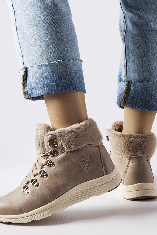 Beige isolerede støvler Big Star...