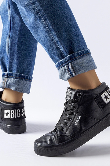Sorte isolerede sneakers Big Star EE274351 2