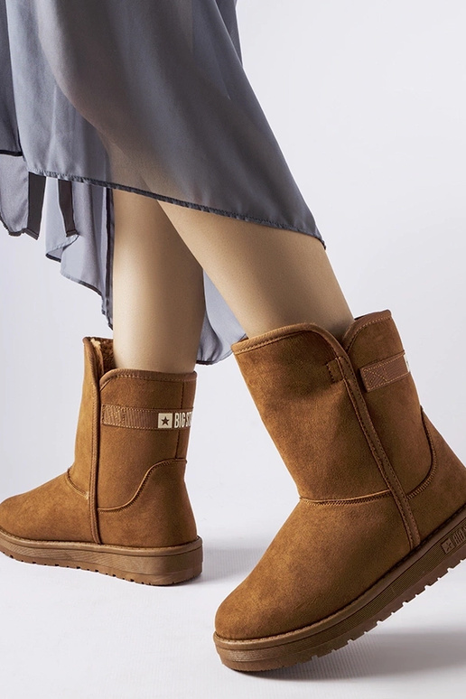 Brown Big Star snestøvler KK274616 Brown Big Star snestøvler KK274616