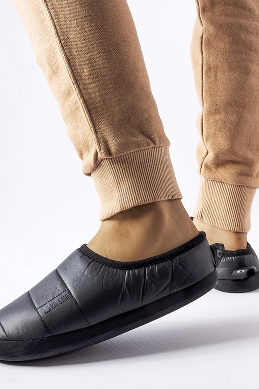 Sorte isolerede hjemmesko Big Star...