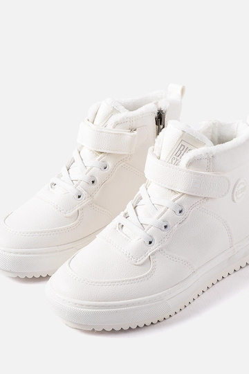 Witte winter enkellaarsjes,... 2