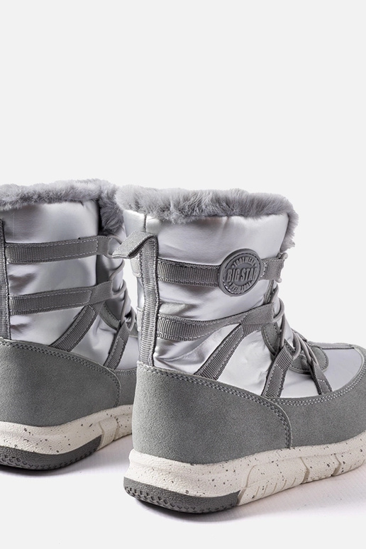 Grijze kinder winterlaarzen, „Big...