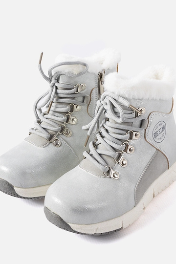 Big Star KK374178 Grå varme børnestøvler 2