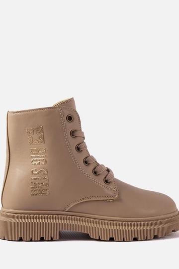 Zandkleurige winter enkellaarsjes, „Big Star MM374154"