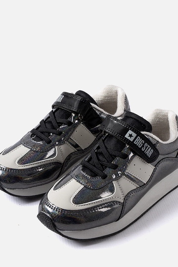 Sorte glitter sneakers Big Star KK374103 2