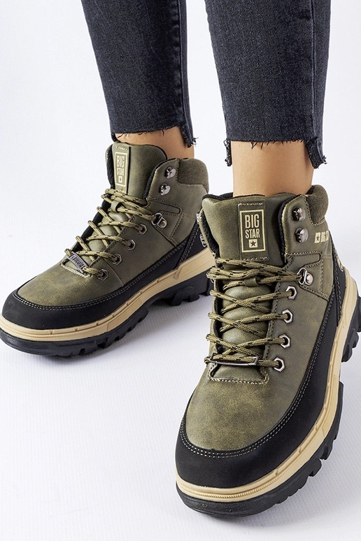 Grønne ungdomssko Big Star KK274220 Grønne ungdomssko Big Star KK274220