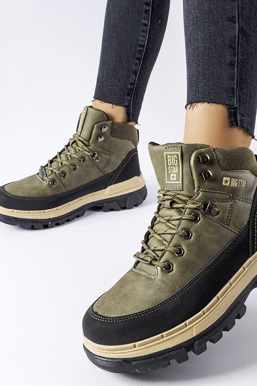 Grønne ungdomssko Big Star KK274220 Grønne ungdomssko Big Star KK274220