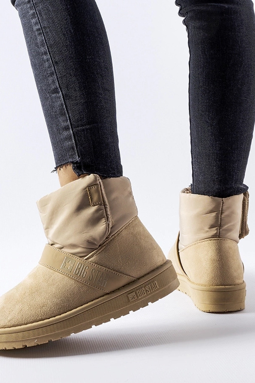 Zand-zwart enkellaarsjes van...