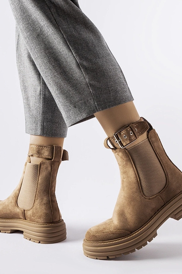 Brune ankelstøvler med... 2