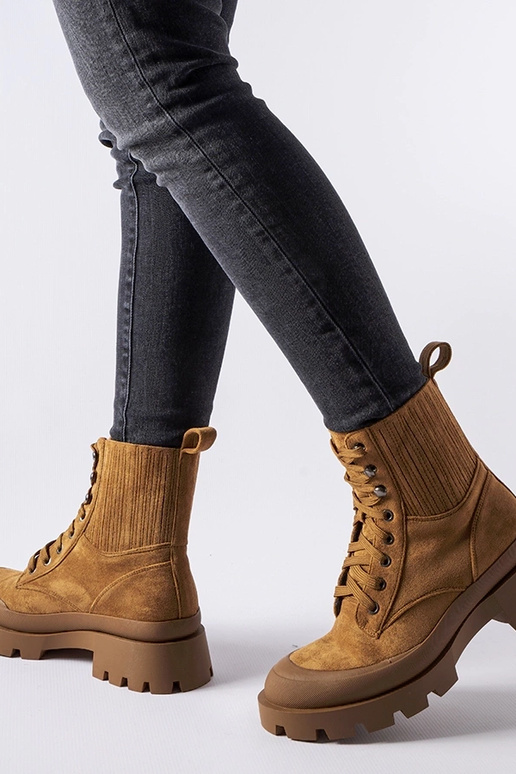 Brune øko-ruskind ankelstøvler Orson