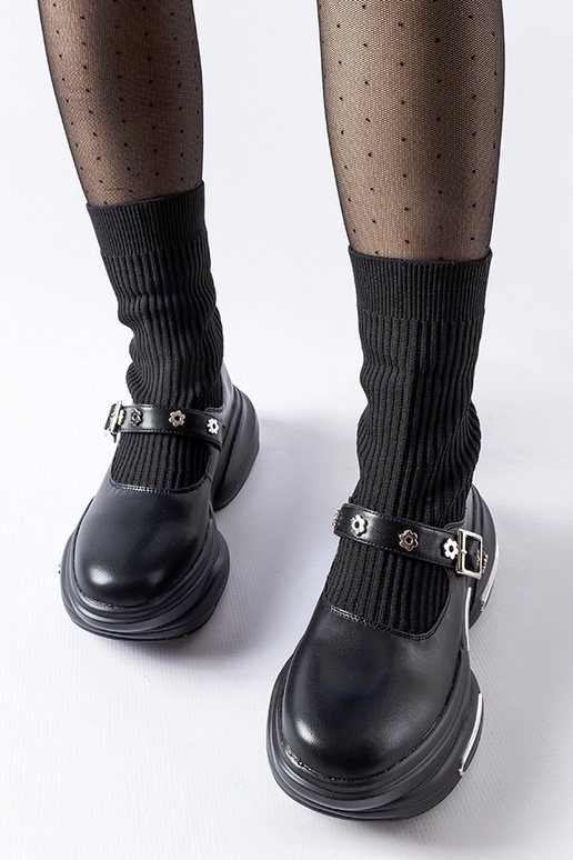 Ivana sorte sokkestøvler