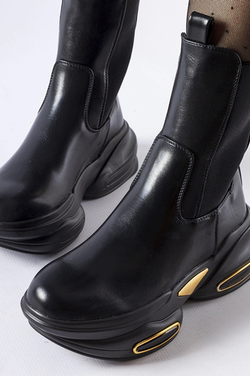 Sorte Slip-on Chunky Boots... 2