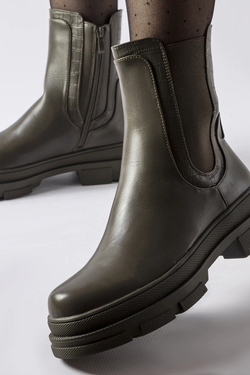 Grønne vandrestøvler med...