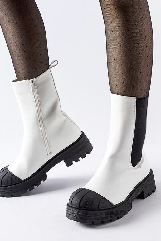 Witte klassieke winter boots,...