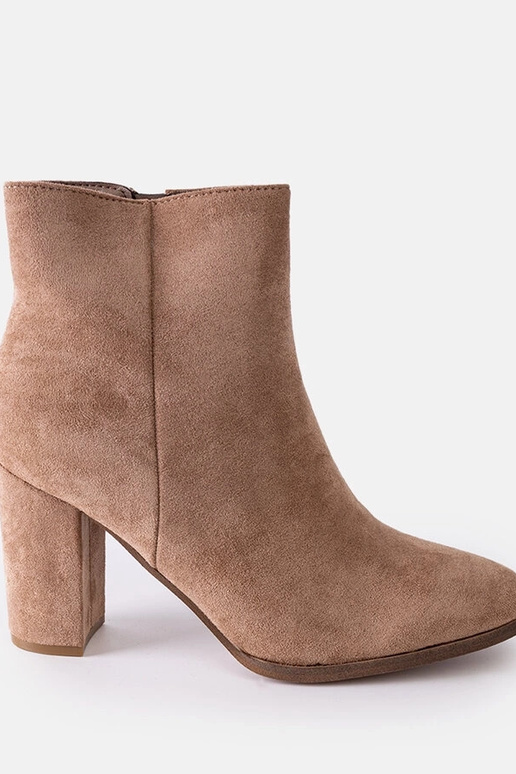 Beige isolerede ankelstøvler med...