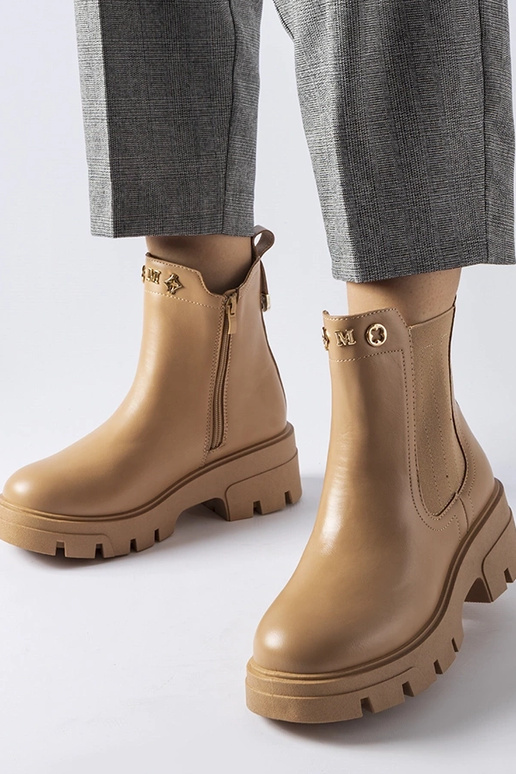 Beige isolerede dekorative...