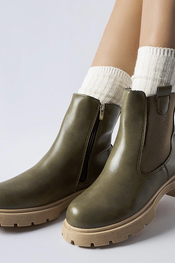 Grønne ankelstøvler med... 2