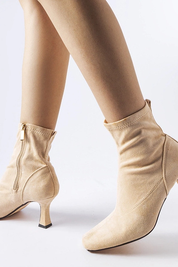 Beige lavhælede... 2