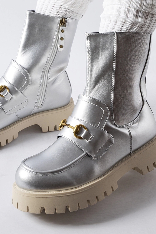 Zilveren gevoerde laarzen Overlook Zilveren gevoerde laarzen Overlook