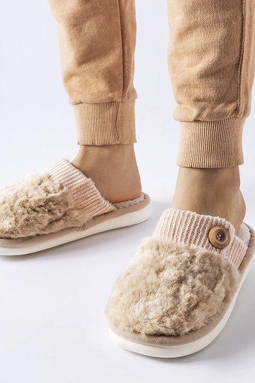 Beige isolerede hjemmesko Lakeland
