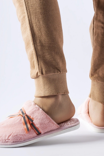 Pink varme hjemmesko med... 2