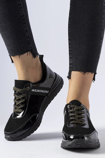 Sorte læder sneakers... 2