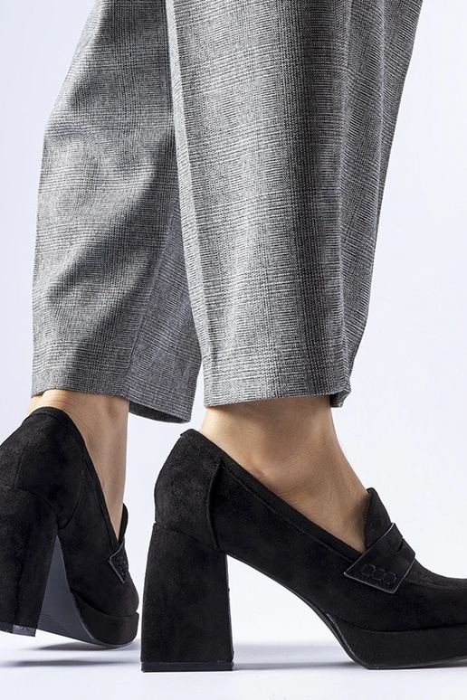 Zwarte pumps op hoge hak Solaine