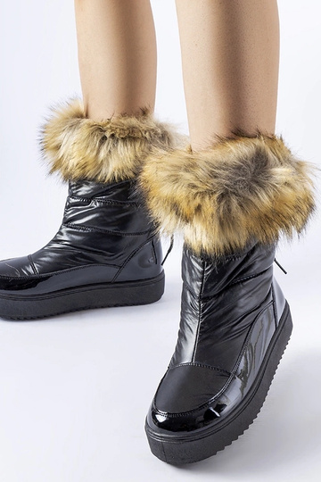 Zwarte sneeuwlaarzen met...