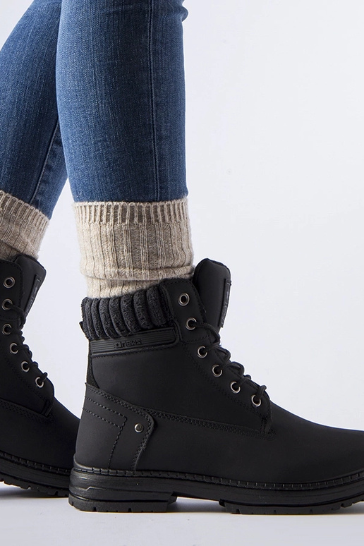 Sorte isolerede Araujo-støvler til...