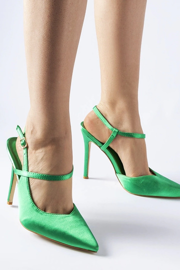 Groene hakken met open hiel Aquilone 2