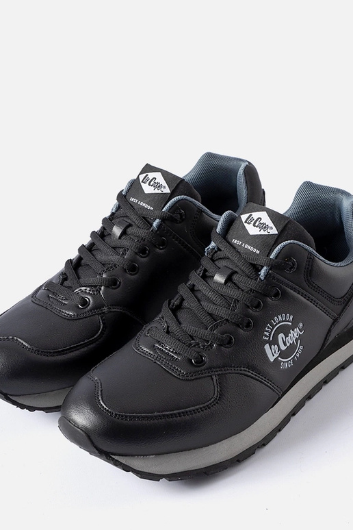 Sorte Lee Cooper-sko til mænd... Sorte Lee Cooper-sko til mænd...