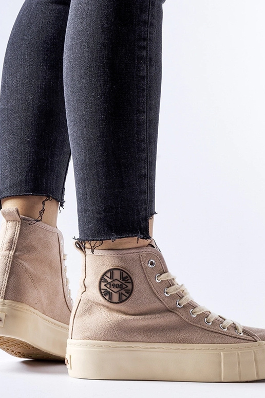 Beige Lee Cooper Sneakers...