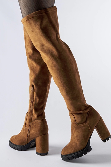 Brown Railroad højhælede...