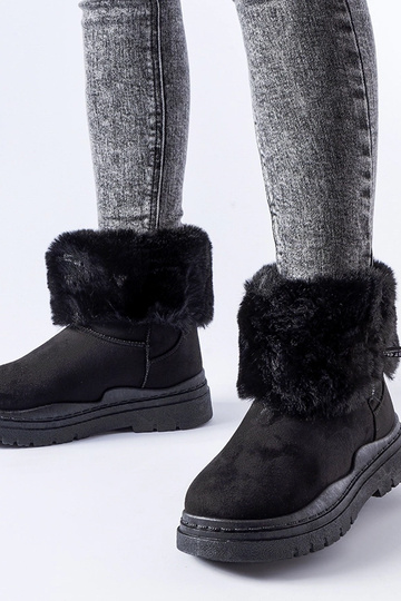 Sorte isolerede snestøvler...