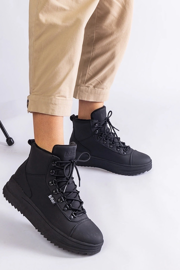 Zwarte warme enkellaarsjes... 2