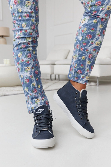 Marineblauwe sneakers Lee... 2