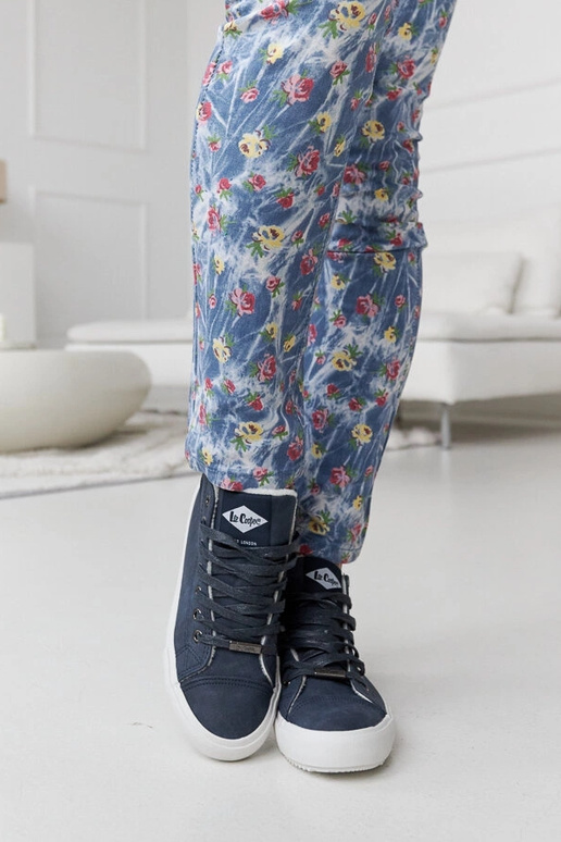 Marineblauwe sneakers Lee Cooper...