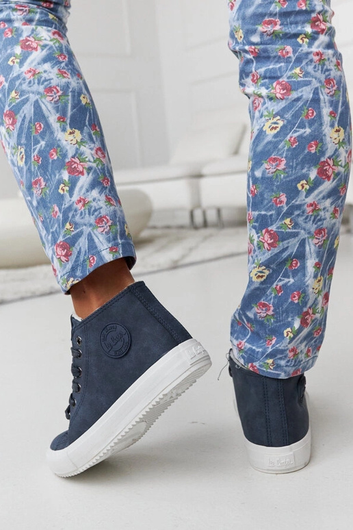 Marineblauwe sneakers Lee Cooper...