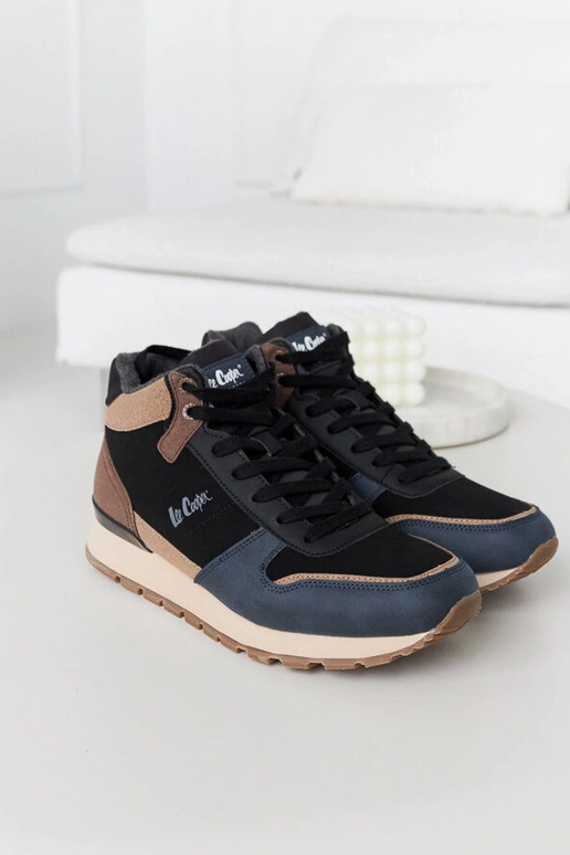 Blauw-bruin sneakers LCJ-23-31-3065M
