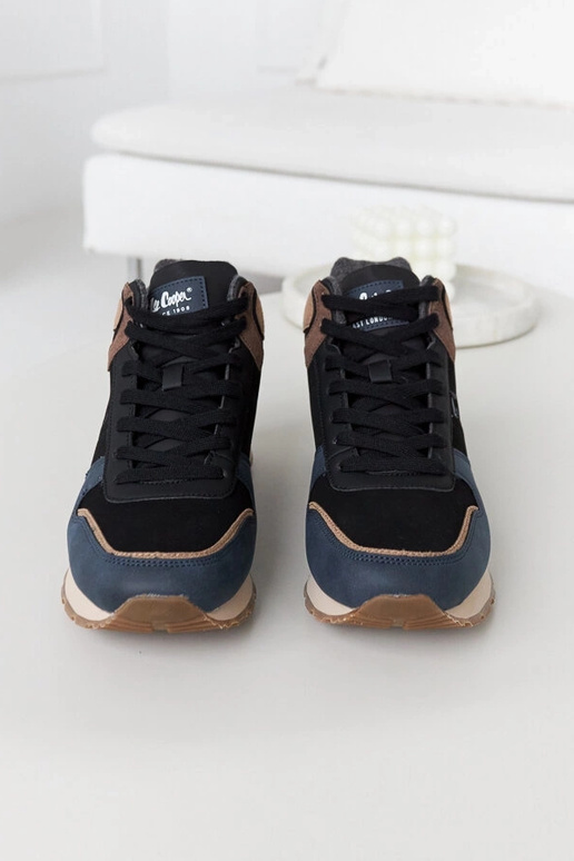 Blauw-bruin sneakers LCJ-23-31-3065M