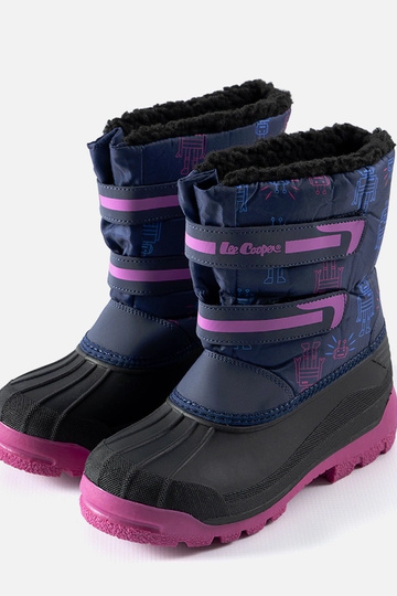 Lee Cooper Navy snestøvler LCJ-23-44-2007K 2