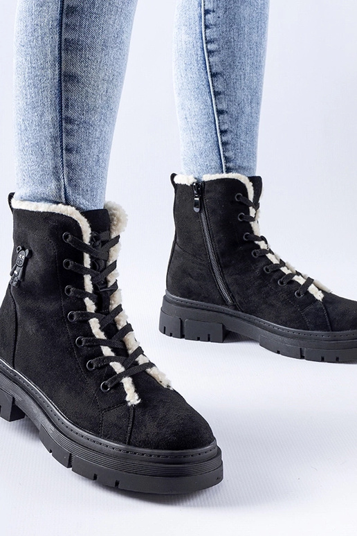 Zwarte geïsoleerde schoenen van...