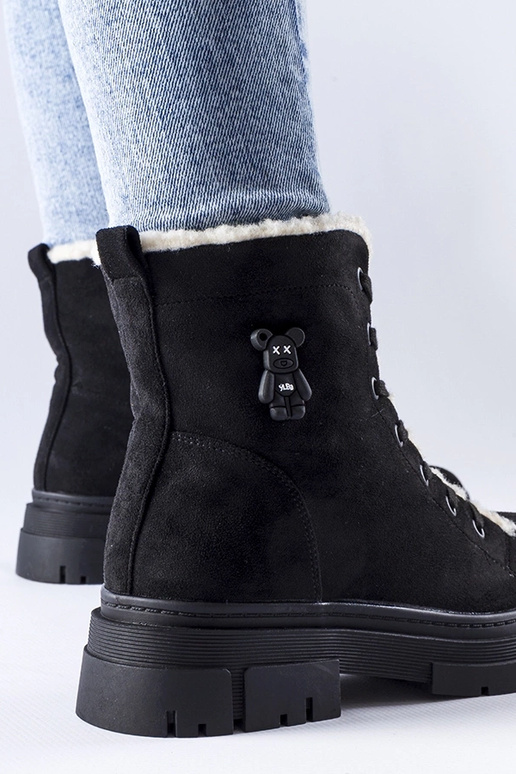 Zwarte geïsoleerde schoenen van...