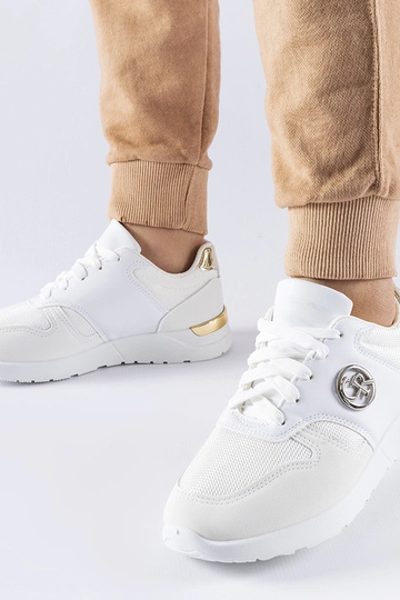 Almenno hvide sportssneakers