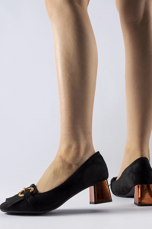 Sorte pumps med blokhæl fra Basso Sorte pumps med blokhæl fra Basso