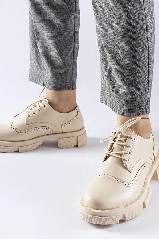 Beige veterschoenen Piazzetta Beige veterschoenen Piazzetta