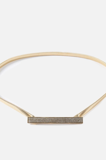 Guld elastisk rem med...