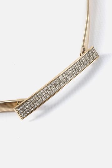 Guld elastisk rem med... 2