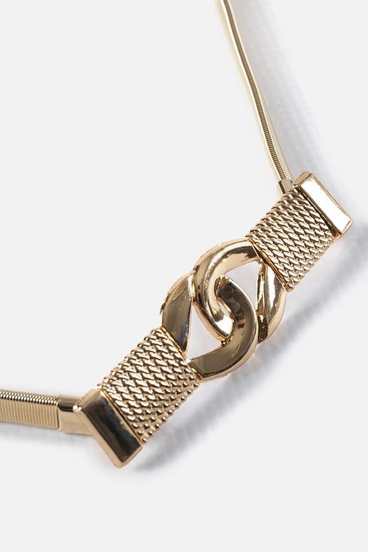 Leonide guld elastisk tyndt bælte